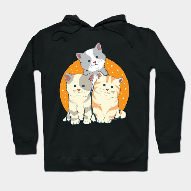 cute cat for cat lover Hoodie by Bropandastore